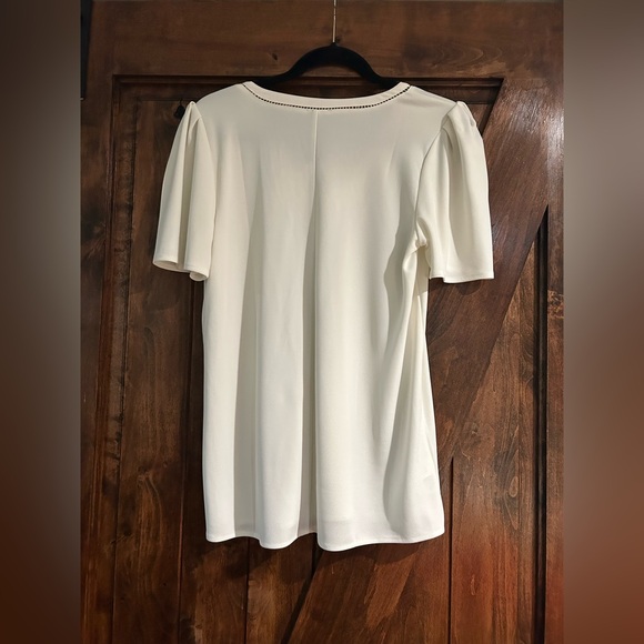 Ann Taylor Ivory Blouse - Picture 2 of 4